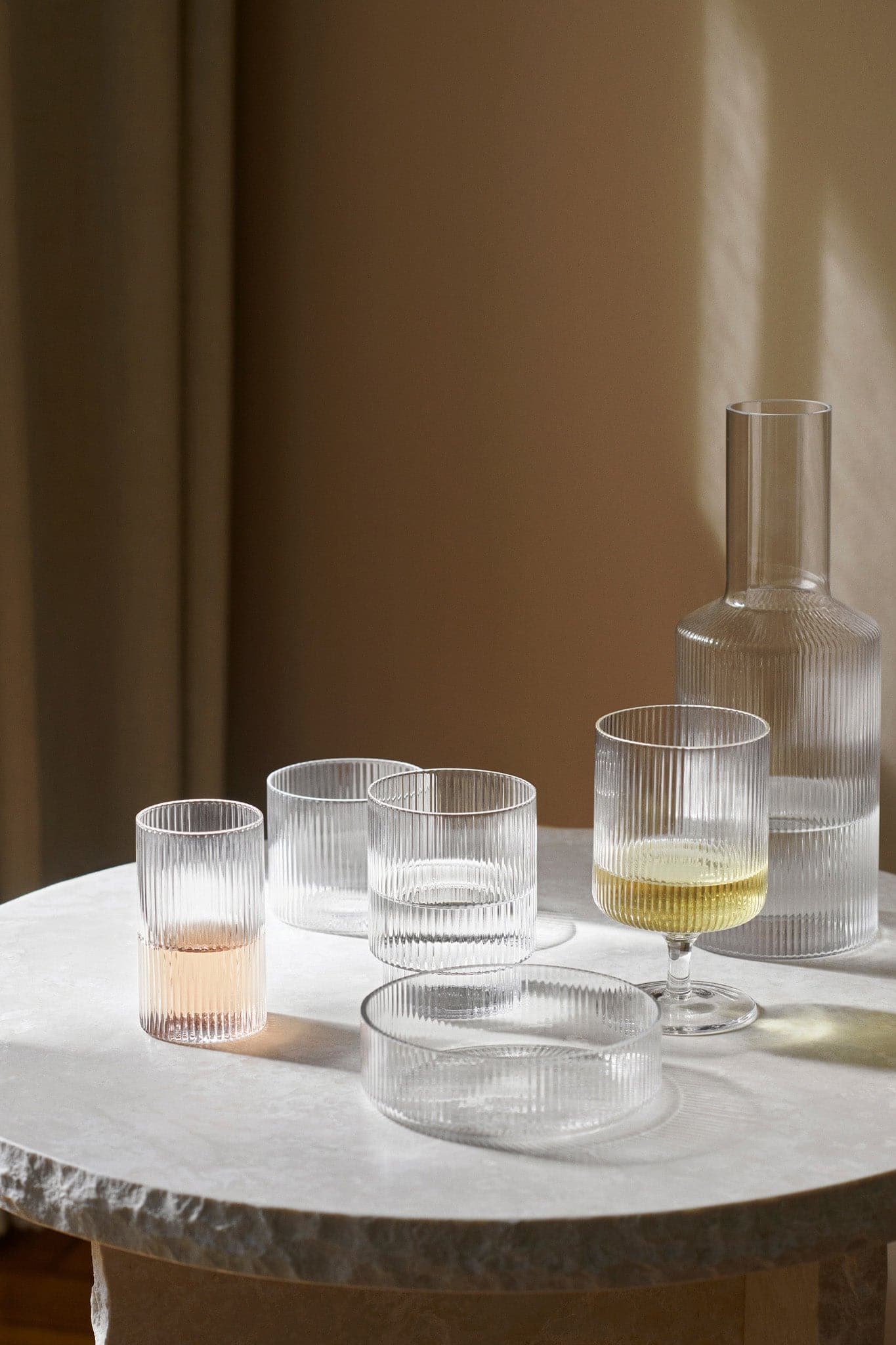 Ferm Living Ripple Glass - Set of Four - Marz Designs - Ferm Living -