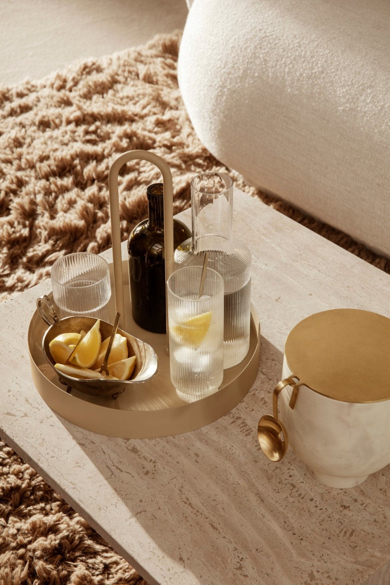 Ferm Living Ripple Long Drink Glasses - Set of Four - Marz Designs - Ferm Living -