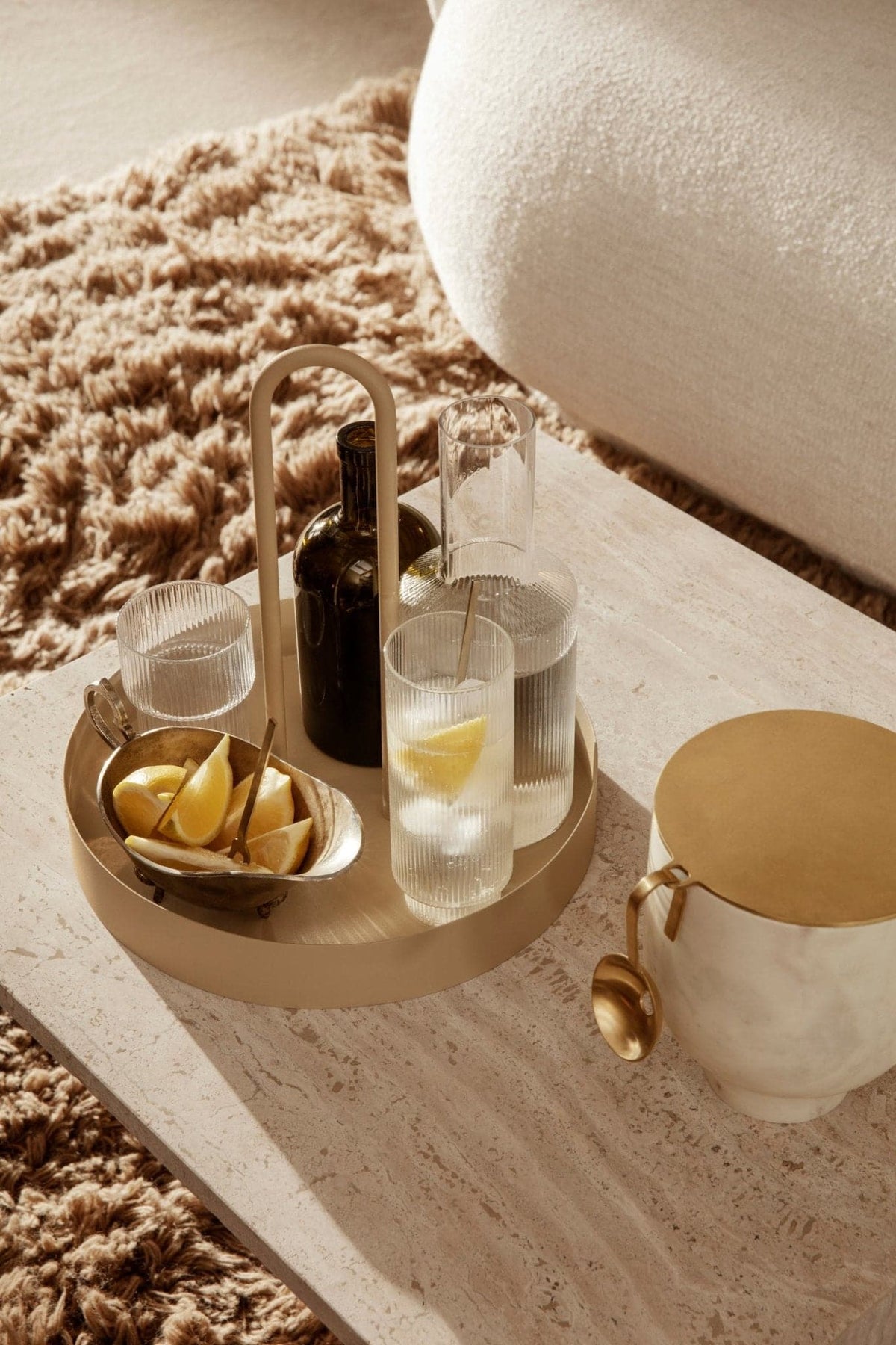 Ferm Living Ripple Long Drink Glasses - Set of Four - Marz Designs - Ferm Living -