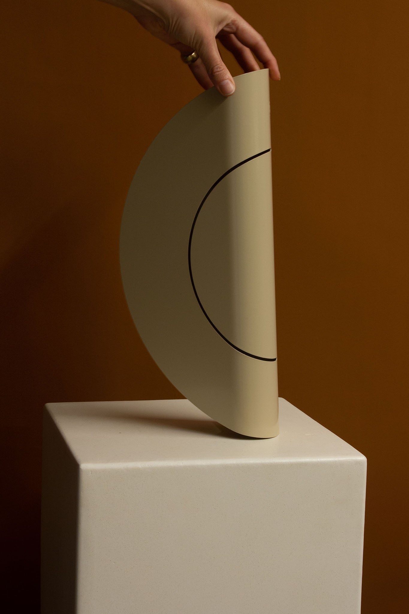 Imperfect Furl Circle Wall Light, 220-240V - Marz Designs - Marz Designs -