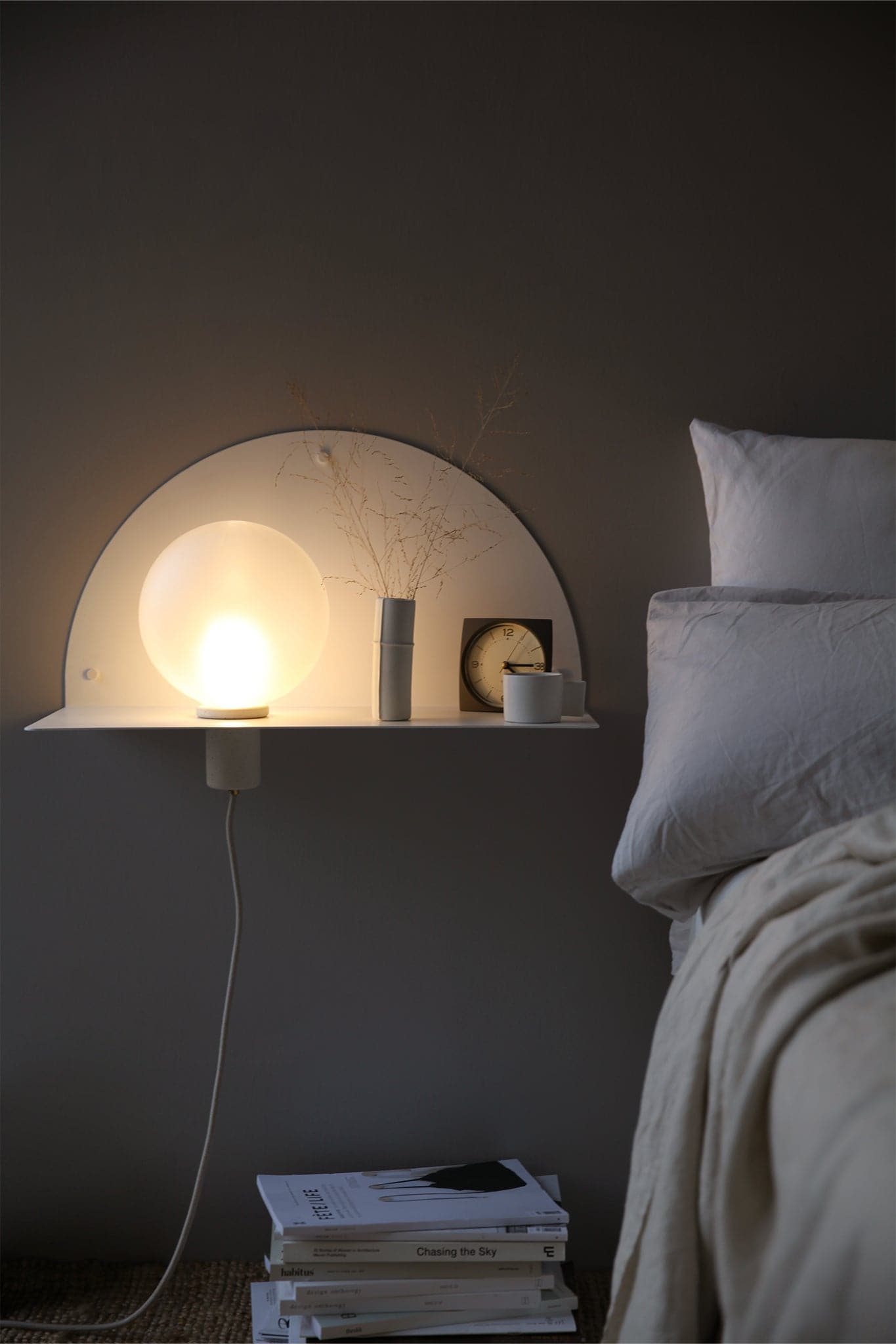 LUNE BEDSIDE WALL SHELF - Marz Designs - Marz Designs -