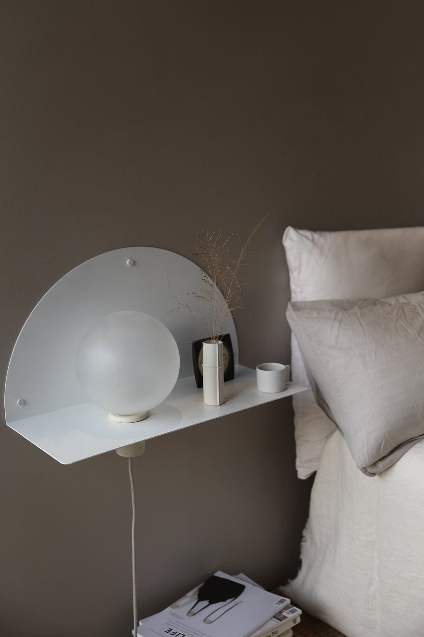 LUNE BEDSIDE WALL SHELF - Marz Designs - Marz Designs -